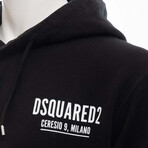 Hoodie // Black + White (S)