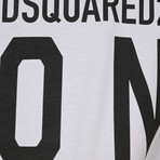 T-Shirt Icon Print // White + Black (M)