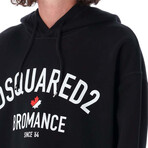 Bromance Slouch Hoodie // Black + Multicolor (XL)