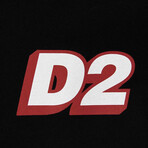 Logo T-Shirt // Black + Red (2XL)