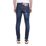 Dark Clean Wash Skater Jeans // Denim (38WX32L)