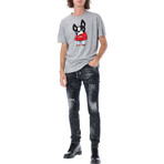 Dark Galaxy Wash Skater Jeans // Denim (38WX32L)