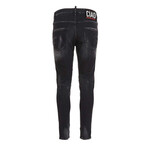Black Clean Wash Skater Jeans // Denim (36WX32L)