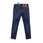 Smiley Partially Organic Cotton Skater Jeans // Denim (36WX32L)