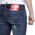 Dark Clean Wash Skater Jeans // Denim (38WX32L)