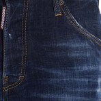 Camou Ricamo Wash Combat Jeans // Denim (34WX32L)