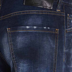 Camou Ricamo Wash Combat Jeans // Denim (34WX32L)