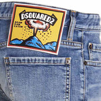 Light Clean Wash Skater Jeans // Denim (38WX32L)