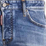 Light Clean Wash Skater Jeans // Denim (38WX32L)