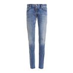 Light Clean Wash Skater Jeans // Denim (38WX32L)