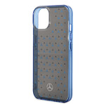 Double Layer Case Star Pattern Large // Blue (iPhone 14)