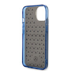 Double Layer Case Star Pattern Large // Blue (iPhone 14)