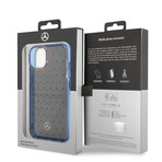 Double Layer Case Star Pattern Large // Blue (iPhone 14)