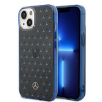 Double Layer Case Star Pattern Large // Blue (iPhone 14)