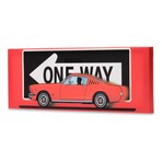 Ford Red 1965 Mustang One Way Street Sign