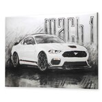 Ford Mustang 2021 White Mach 1