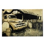 Ford Old Truck & Barn Sepia