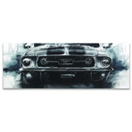 Ford Mustang Front End Black & White