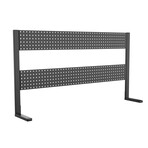 Rocko // 48" Fixed Workstation + Drawer, LED, Pegboard