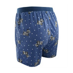Pet Lovers Patterned Men's Pajama Bottom Shorts // 3 Pack (L)