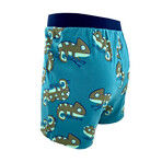 Fun Colorful Reptile Themed Patterned Men's Pajama Shorts // 3 Pack (S)