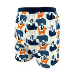 Foxy Animal Themed Men's Pajama Shorts // 3 Pack (XL)