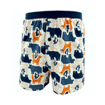 Foxy Animal Themed Men's Pajama Shorts // 3 Pack (XL)