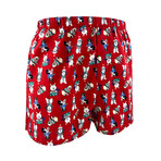 Santa Paws Puppy Dog Lovers Cotton Boxer Shorts // 3 Pack (M)