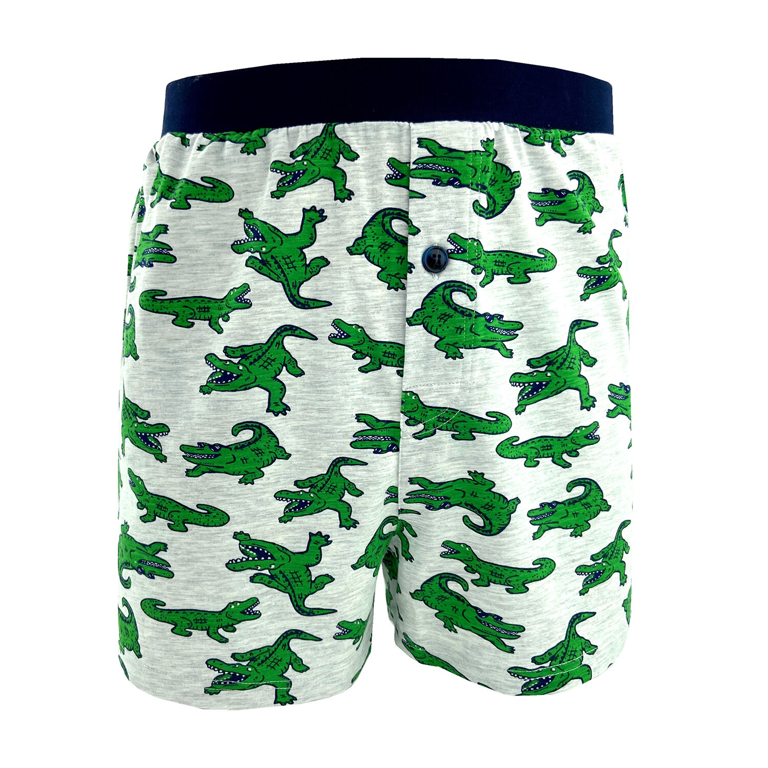 Fun Colorful Reptile Themed Patterned Men's Pajama Shorts // 3