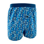 Colorful Unique Men's Pajama Bottom Shorts // 3 Pack (XL)