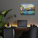 Venice Italy Rialto Bridge by Pedro Gavidia (12"H x 16"W x 0.13"D)