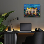 Paris France Opera Garnier Night by Pedro Gavidia (12"H x 16"W x 0.13"D)