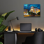 Odessa Ukraine Opera and Ballet Theater Night by Pedro Gavidia (12"H x 16"W x 0.13"D)