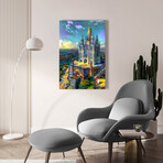 Barcelona Spain Tibidabo Church by Pedro Gavidia (16"H x 12"W x 0.13"D)