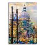 Venice Italy The Salute Church of Saint Mary of Good Health by Pedro Gavidia (16"H x 12"W x 0.13"D)