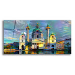 Vienna Austria Karlskirche by Pedro Gavidia (12"H x 24"W x 0.2"D)