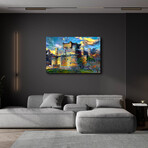 Toledo Spain Guadamur Castle by Pedro Gavidia (12"H x 16"W x 0.13"D)