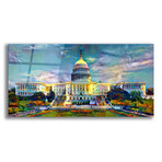Washington United States Capitol by Pedro Gavidia (12"H x 24"W x 0.2"D)