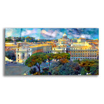 Vaticano San Pedro from San Angelo by Pedro Gavidia (12"H x 24"W x 0.2"D)