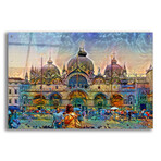 Venice Italy Patriarchal Cathedral Basilica of Saint Mark by Pedro Gavidia (12"H x 16"W x 0.13"D)