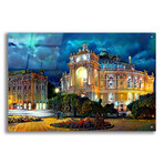 Odessa Ukraine Opera and Ballet Theater Night by Pedro Gavidia (12"H x 16"W x 0.13"D)