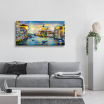 Venice Italy Grand Canal and La Salute by Pedro Gavidia (12"H x 24"W x 0.2"D)