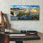 Vaticano San Pedro from San Angelo by Pedro Gavidia (12"H x 24"W x 0.2"D)