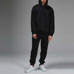 Connor Hoodie Track Suit Set // Black (M)