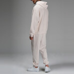 Connor Hoodie Track Suit Set // Cream (L)