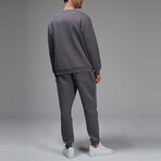 Kai Crewneck Track Suit Set // Dark Gray (XL)
