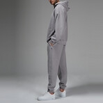 Connor Hoodie Track Suit Set // Light Gray (S)