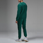 Kai Crewneck Track Suit Set // Green (XL)