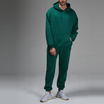 Connor Hoodie Track Suit Set // Green (L)