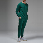 Kai Crewneck Track Suit Set // Green (XL)